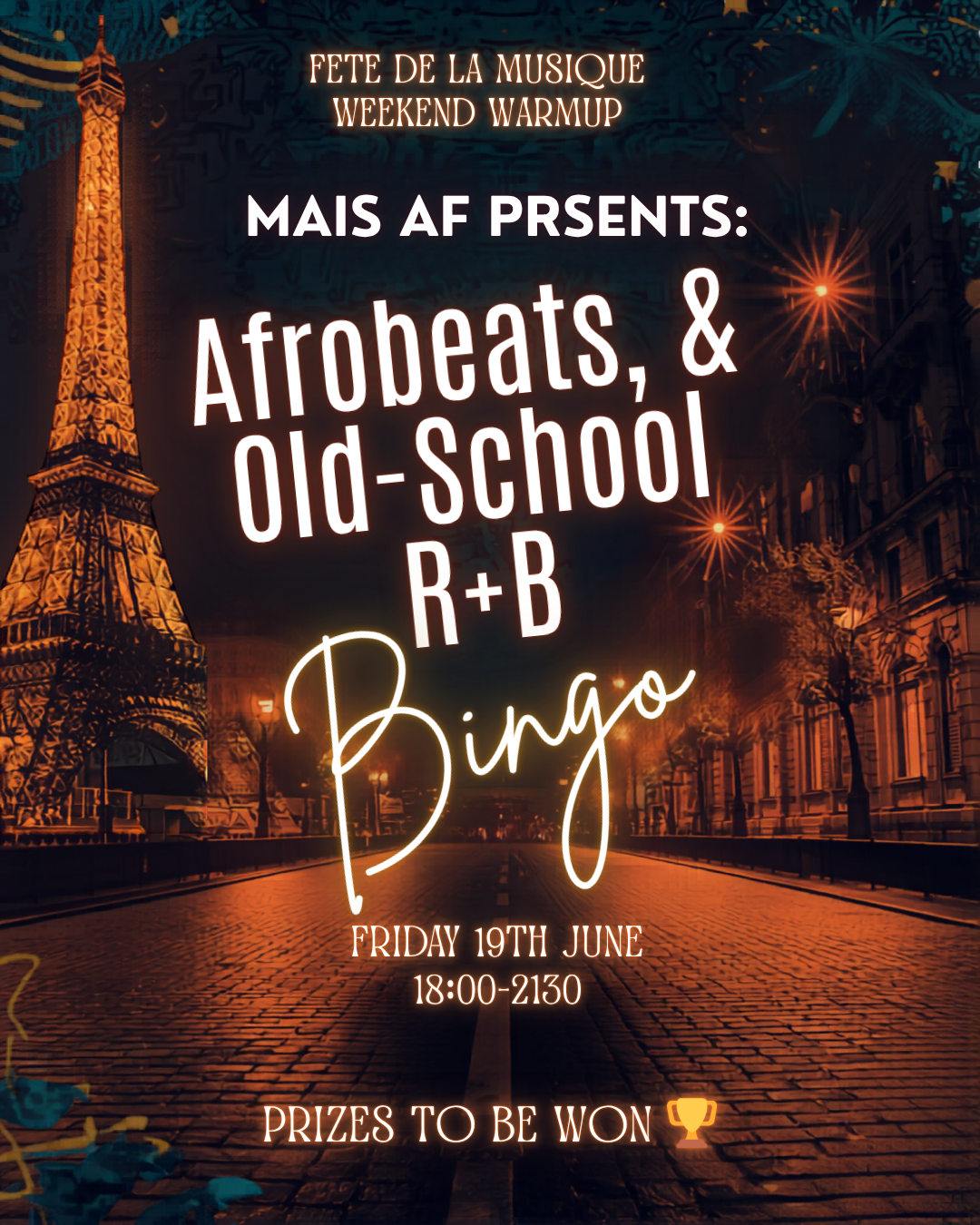 Fête de la Mais Af – Game Night & Bingo
