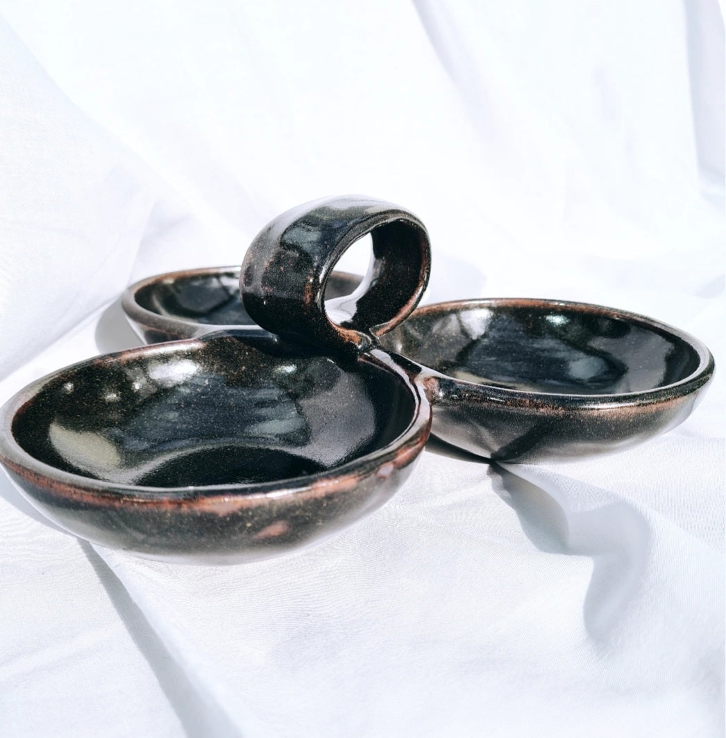 Wabi Sabi sectioned serving dish